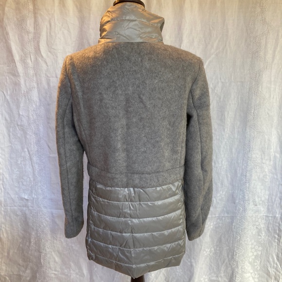 Renuar Women's coat, Grey fleece and down, medium. - Picture 2 of 10